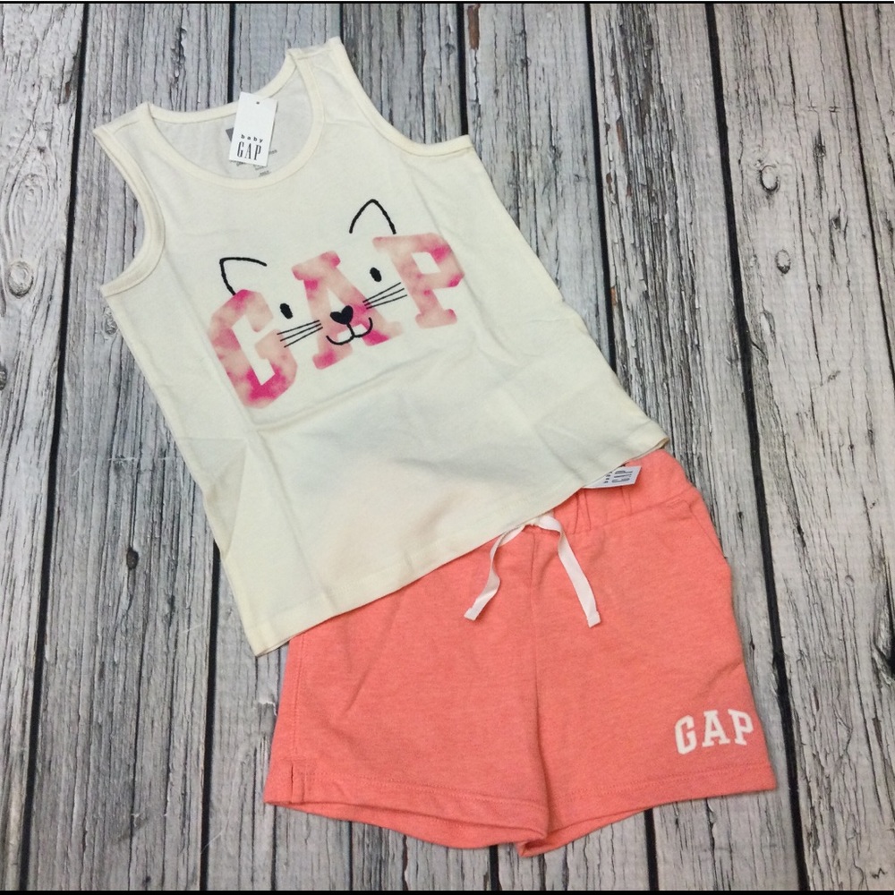 Gap Girls 18-24 Months 2T 4T Pink Shorts Outfit